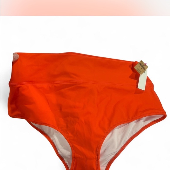 Victoria secret pink Orange High-Waisted Bikini Bottom - Picture 1 of 5